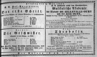 Theaterzettel (Oper und Burgtheater in Wien) 18340509 Seite: 1