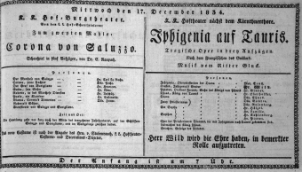 Theaterzettel (Oper und Burgtheater in Wien) 18341217 Seite: 1