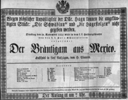 Theaterzettel (Oper und Burgtheater in Wien) 18351124 Seite: 1