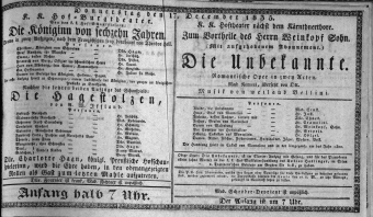Theaterzettel (Oper und Burgtheater in Wien) 18351217 Seite: 1