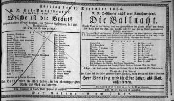 Theaterzettel (Oper und Burgtheater in Wien) 18351218 Seite: 1
