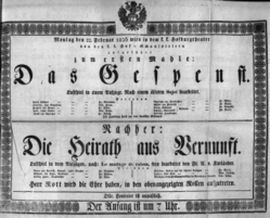 Theaterzettel (Oper und Burgtheater in Wien) 18360222 Seite: 2