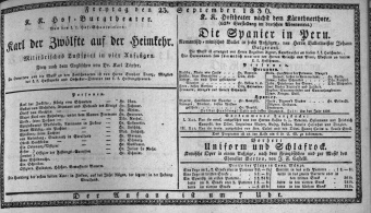 Theaterzettel (Oper und Burgtheater in Wien) 18360923 Seite: 1