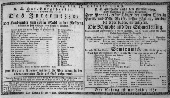 Theaterzettel (Oper und Burgtheater in Wien) 18361017 Seite: 2