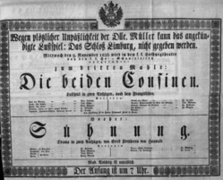 Theaterzettel (Oper und Burgtheater in Wien) 18361109 Seite: 2