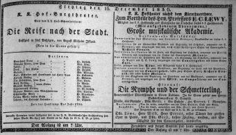 Theaterzettel (Oper und Burgtheater in Wien) 18361216 Seite: 1