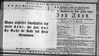 Theaterzettel (Oper und Burgtheater in Wien) 18370128 Seite: 2