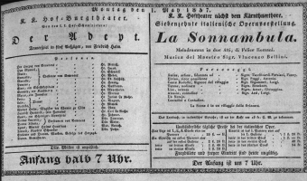 Theaterzettel (Oper und Burgtheater in Wien) 18370501 Seite: 1