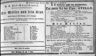 Theaterzettel (Oper und Burgtheater in Wien) 18370521 Seite: 1