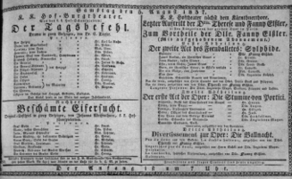 Theaterzettel (Oper und Burgtheater in Wien) 18370805 Seite: 1