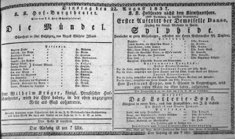 Theaterzettel (Oper und Burgtheater in Wien) 18370822 Seite: 1