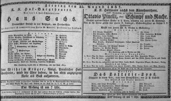 Theaterzettel (Oper und Burgtheater in Wien) 18370825 Seite: 1