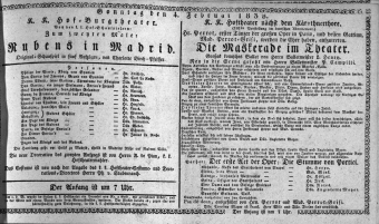 Theaterzettel (Oper und Burgtheater in Wien) 18380204 Seite: 1
