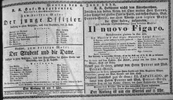 Theaterzettel (Oper und Burgtheater in Wien) 18380604 Seite: 1