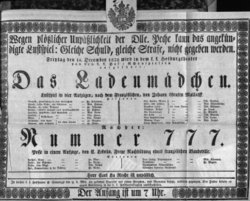 Theaterzettel (Oper und Burgtheater in Wien) 18381214 Seite: 1