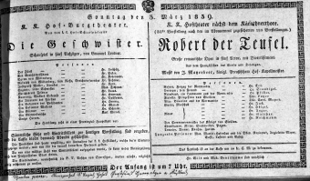 Theaterzettel (Oper und Burgtheater in Wien) 18390303 Seite: 2