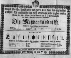 Theaterzettel (Oper und Burgtheater in Wien) 18400110 Seite: 2