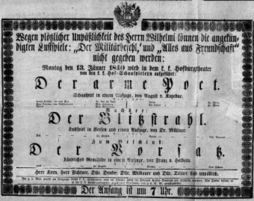 Theaterzettel (Oper und Burgtheater in Wien) 18400113 Seite: 2