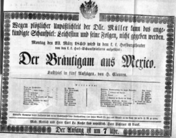 Theaterzettel (Oper und Burgtheater in Wien) 18400323 Seite: 2