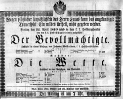 Theaterzettel (Oper und Burgtheater in Wien) 18400424 Seite: 2