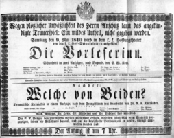 Theaterzettel (Oper und Burgtheater in Wien) 18400509 Seite: 2