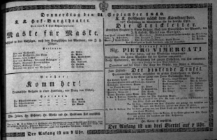 Theaterzettel (Oper und Burgtheater in Wien) 18400924 Seite: 2