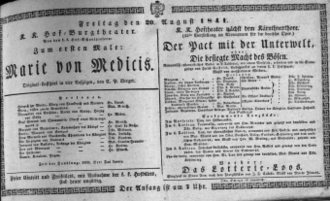Theaterzettel (Oper und Burgtheater in Wien) 18410820 Seite: 2