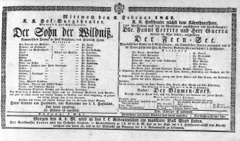 Theaterzettel (Oper und Burgtheater in Wien) 18420202 Seite: 2