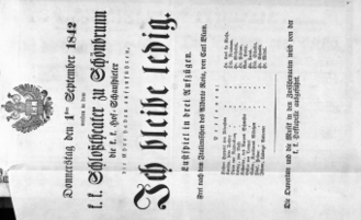 Theaterzettel (Oper und Burgtheater in Wien) 18420901 Seite: 1