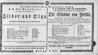 Theaterzettel (Oper und Burgtheater in Wien) 18420901 Seite: 2