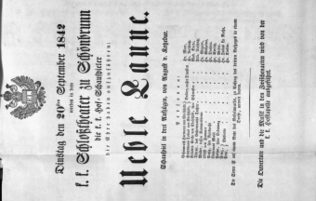 Theaterzettel (Oper und Burgtheater in Wien) 18420920 Seite: 2