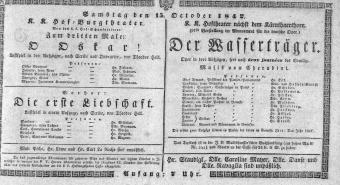 Theaterzettel (Oper und Burgtheater in Wien) 18421015 Seite: 1