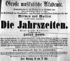 Theaterzettel (Oper und Burgtheater in Wien) 18421222 Seite: 1
