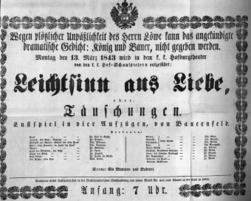 Theaterzettel (Oper und Burgtheater in Wien) 18430313 Seite: 2