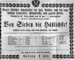 Theaterzettel (Oper und Burgtheater in Wien) 18430327 Seite: 2