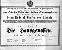 Theaterzettel (Oper und Burgtheater in Wien) 18430418 Seite: 2