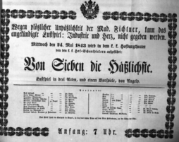 Theaterzettel (Oper und Burgtheater in Wien) 18430524 Seite: 2