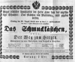 Theaterzettel (Oper und Burgtheater in Wien) 18430829 Seite: 2