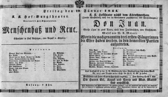 Theaterzettel (Oper und Burgtheater in Wien) 18440118 Seite: 2