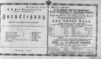 Theaterzettel (Oper und Burgtheater in Wien) 18440319 Seite: 2