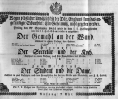 Theaterzettel (Oper und Burgtheater in Wien) 18440927 Seite: 2