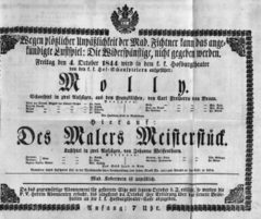 Theaterzettel (Oper und Burgtheater in Wien) 18441004 Seite: 2