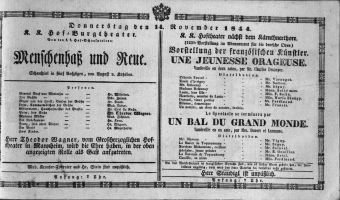 Theaterzettel (Oper und Burgtheater in Wien) 18441114 Seite: 2