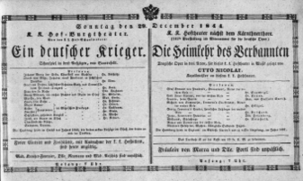 Theaterzettel (Oper und Burgtheater in Wien) 18441229 Seite: 1