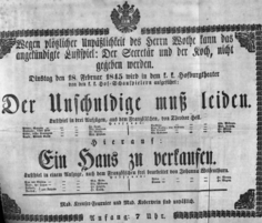 Theaterzettel (Oper und Burgtheater in Wien) 18450218 Seite: 2