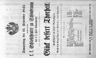 Theaterzettel (Oper und Burgtheater in Wien) 18450911 Seite: 2