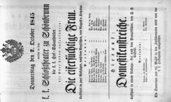 Theaterzettel (Oper und Burgtheater in Wien) 18451002 Seite: 2