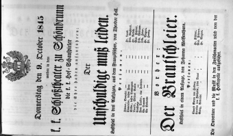 Theaterzettel (Oper und Burgtheater in Wien) 18451009 Seite: 2