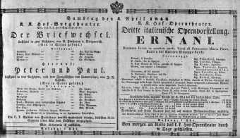 Theaterzettel (Oper und Burgtheater in Wien) 18460404 Seite: 2