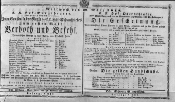 Theaterzettel (Oper und Burgtheater in Wien) 18480329 Seite: 3